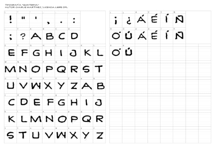 Quinterna Font (tipografía)